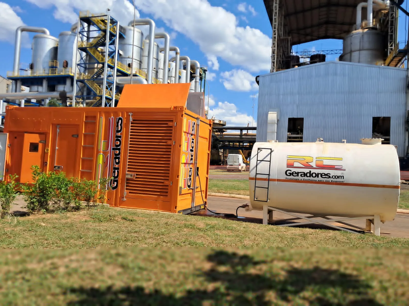Instalação RC Geradores em planta industrial